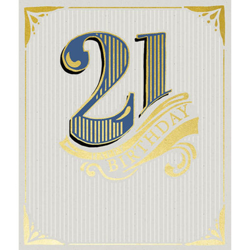 Picture of 21 HAPPY BIRTHDAY CARD